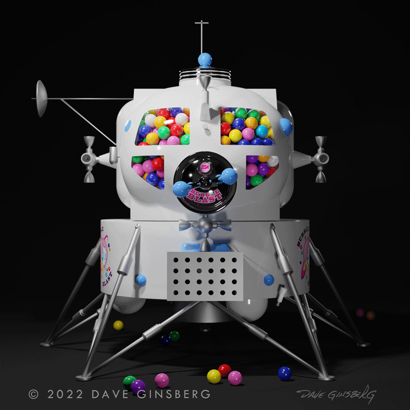 Bubble Blast series (animated) by Dave Ginsberg