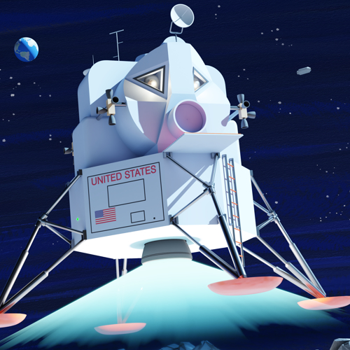 Thumbnail image: Moonshot 1970 - Moments to Touchdown by Dave Ginsberg