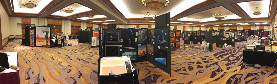 Art displays at Spacefest VII, 2016