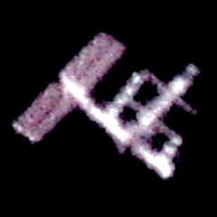 The International Space Station as seen flying over the Seattle area on April 20, 2007