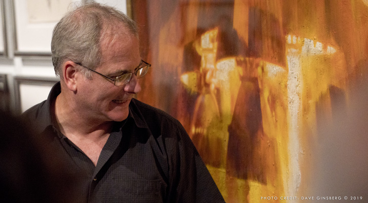 Chris Calle discussing his father's 'Power to Go', 2019