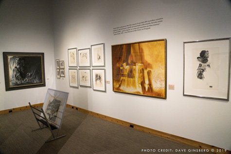 Paul Calle space art on display, 2019