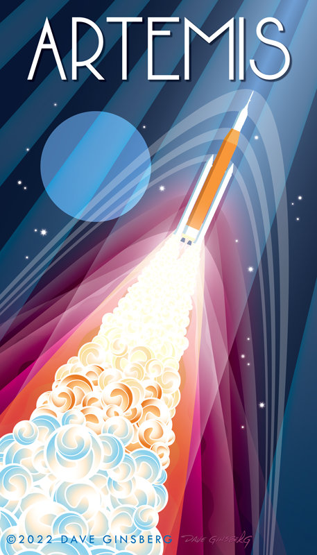 Tip of the Arrow (Artemis I Launch)