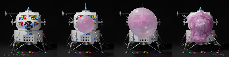 Bubble Blasted (Horizontal)
