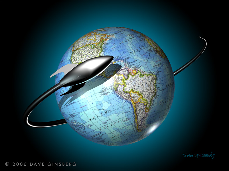 Globe and Rocket